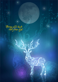 白い鹿☆幸運を招くラッキーアニマル