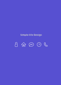 Simple life design -ultramarine-