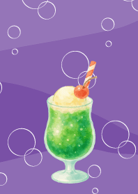 Melon Cream Soda00 on purple