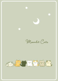 green Kitties in the Moonlight 02_2