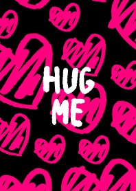 HUG ME -Pink heart-