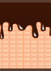 melting chocolate on brown JP