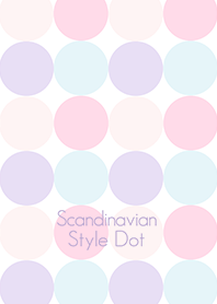 Scandinavian Style Dot Purple