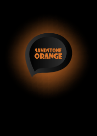 Sandstone Orange Button In Black V.3