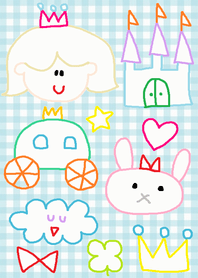 (Happy pricess x colorful )