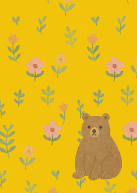 Nordic Bear01 on yellow