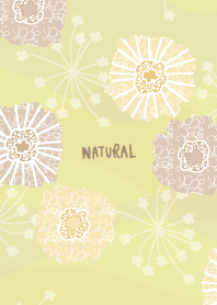 The beige Flower yellow4 from Japan