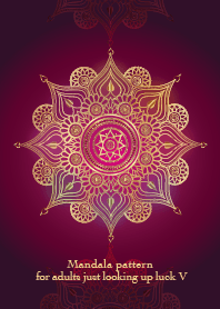 Mandala for adults just looking up luck3