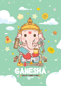 พระพิฆเนศ ออกแบบดีไซน์ _ รวยมั่งคั่ง