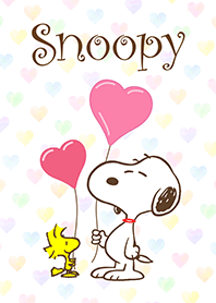 Snoopy's Pastel Hearts – Tema LINE | LINE STORE