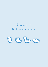 小さな恐竜。水色と青
