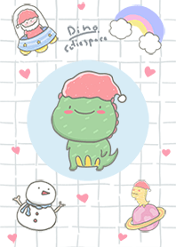 dino cutie space : Santa