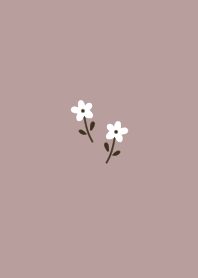 Flowers cute dull pink.