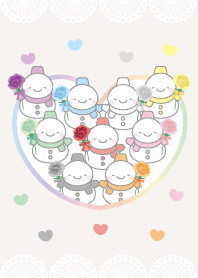 カーネーション：カラフルスノーマン9