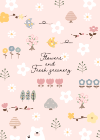 babypink Flowers and fresh greenery 09_2