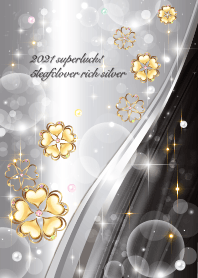 2021 superluck! 5leafclover rich silver