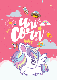 Unicorn Baby Fat Galaxy Rouge