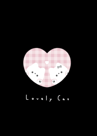 貓和心.*♡ pink black