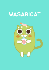 wasabi cat blue