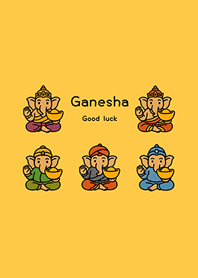 Good luck Money Ganesha(sunrise yellow)