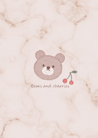 Bears and cherries pinkbrown04_2