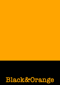 Simple Orange & Black no logo No.6-5