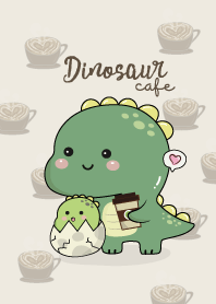 Dinosaur at Cafe.