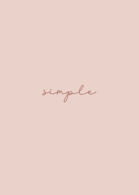 simple logo  - brown & pink
