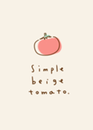 Simple beige tomato