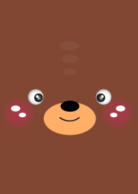 Simple Brown Cute Bear theme v.2