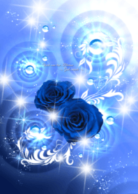 「神の奇跡❤」願いが叶う❤︎青い薔薇 水癒