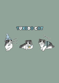 tuxedocat3 / dusty green