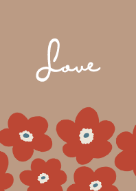 in bloom, flower o / mocha