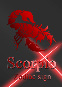 Scorpio Hitam Merah