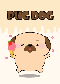 Kawaii Pug Dog Theme