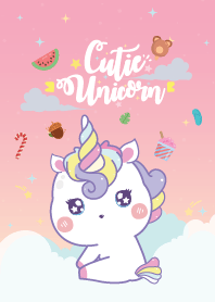 Unicorns Baby Kawaii Pastel Pink