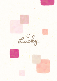 Watercolor pink square4 from Japan