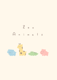 Zoo Animals (noline)/pinkgreenbeige skin