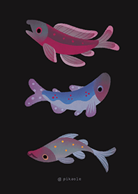 Salmon and salmon roe - black