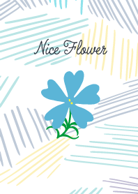 Nice Flower / Skyblue
