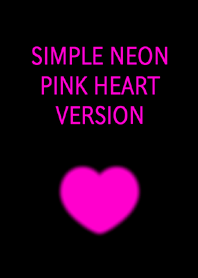 SIMPLE NEON PINK HEART VERSION
