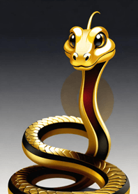 Chibi golden snake   77A8E1