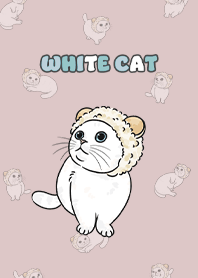 whitecat2 / mist pink