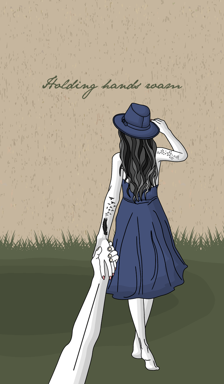 holding hands roam