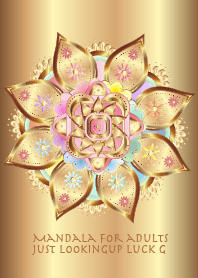 Mandala for adults just lookingup luckG1