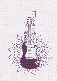 Electricguitar arrow ver_Purple3
