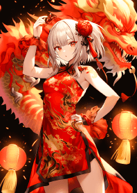 可愛美少女來拜年