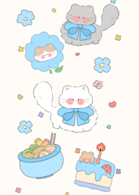 black and white fat cat2