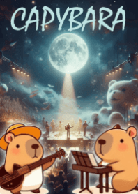 Capybara's Fantasy Music Journey_Beige