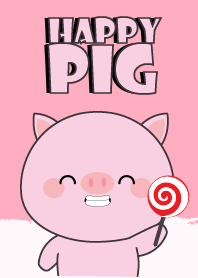 Love Happy Pink Pig theme